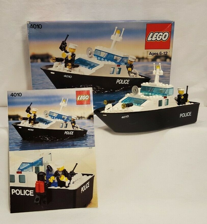 lego police boat 4010