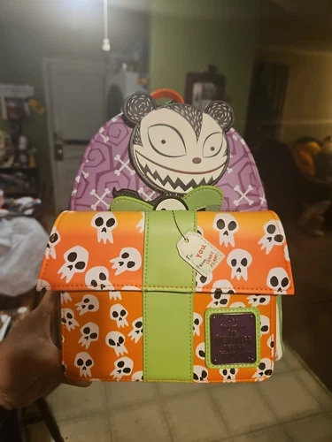 Nightmare Before Christmas Scary Teddy Mini Backpack Loungefly NBC GITD
