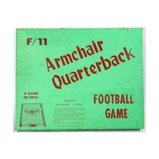 James R. Hock Board Games F/11 Armchair Quarterback - Football Game Box Fair/EX