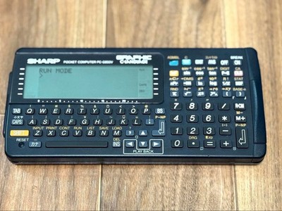 SHARP PC-G850V Pocket Computer Vintage Model Junk with Power On Issues