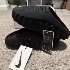 Nike Mind 001 Slide Black Chrome Women  HQ4309-001  Women  s Size 7