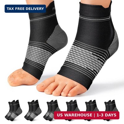 6 Pairs Plantar Fasciitis Socks for Men & Women, Ankle Brace Compression Socks w