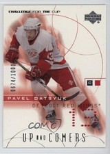 2001 Upper Deck Challenge for the Cup Up and Comers /1000 Pavel Datsyuk HOF 0f7x