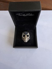 Thomas Sabo Ring 64 Skull Rebel at Heart Tote...