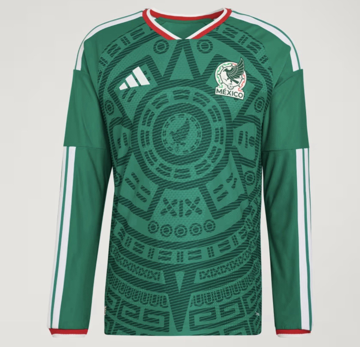 Adidas Mexico 26 Long Sleeve Jersey Authentic New Men’s Medium SEALED KA3998