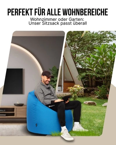 PatchHome Sitzsack XL- Jumbo Sitzkissen Bodenkissen Kinder und Erwachsene - Bild 47 von 203