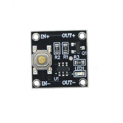 4 Stück Kompakt 15x15mm Eintasten Schaltermodul DC 2,2-5V 2A Dauerlast