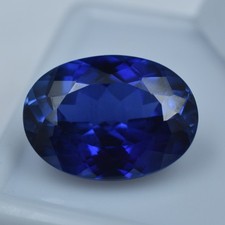 Natural Amazing Dark Blue Tanzanite Oval Cut 8.70 Ct CERTIFIED Loose Gemstone.