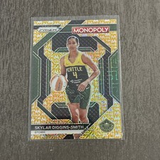 2024 Prizm Monopoly WNBA Skylar Diggins-Smith Gold Millionaire Shimmer #/500