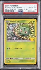 2021 POKEMON MCDONALD'S COLLECTION #1 BULBASAUR-HOLO PSA 10 on eBay