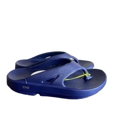 Oofos Ooriginal Unisex Navy Recovery Sandal Size 10 or 12