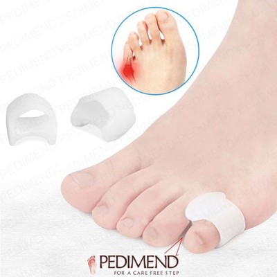 PEDIMEND Soft Gel Bunion Schienenzehenabscheider (1 PAAR) - Fußpflege - UK (Medium)