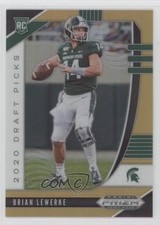 2020 Panini Prizm Draft Picks Rookies Neon Orange 147/149 Brian Lewerke #142 0c2