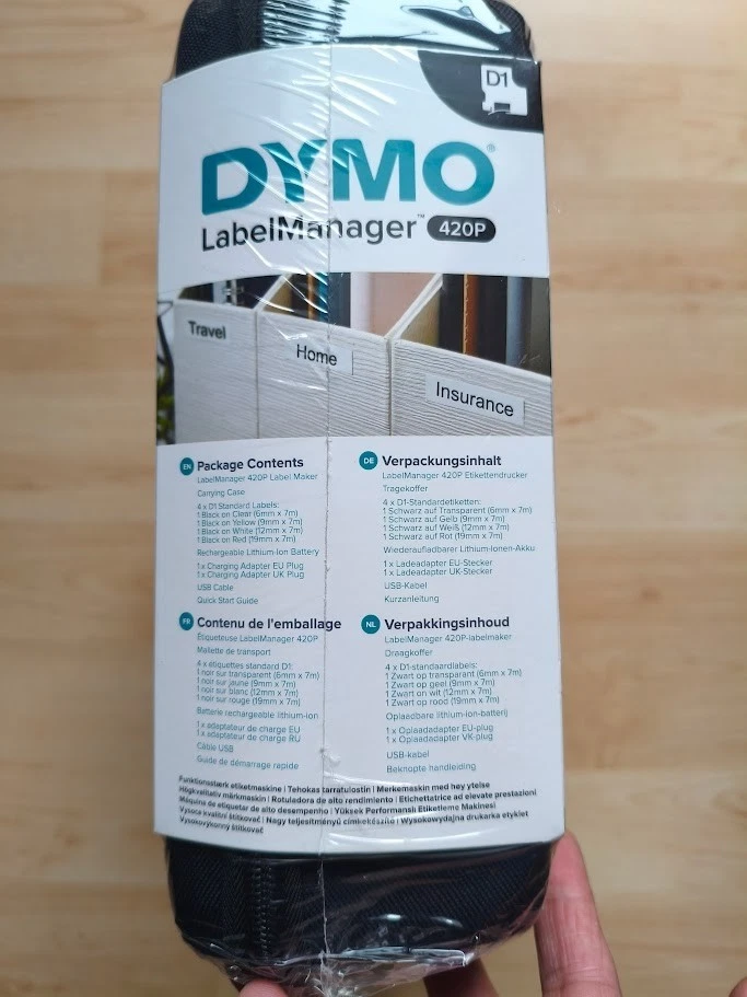 DYMO LabelManager 420P Set Beschriftungsgerät schwarz im Koffer -NEU- - Bild 4 von 4