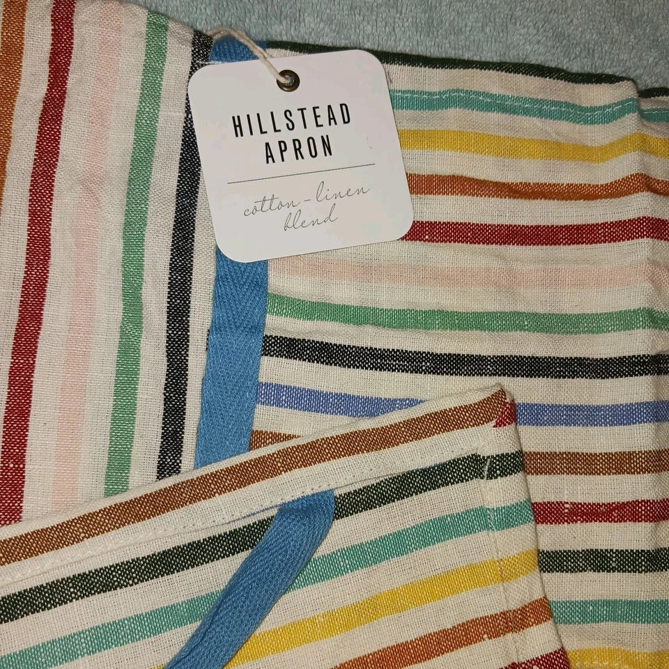 Delantal Anthropologie. Rayas Hillstead Ziggy. Medio delantal Easy Tie. Nuevo.  Foto 3 de 4