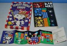 1965 Vintage Colorforms Yankee Doodle Snoopy Set COMPLETE Boxed Peanuts