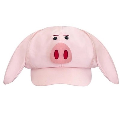 Novelty Pig Shape Chauffeur Hat Comfortable Newsboys Hat For Women Theme Event