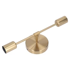 Topyond Vintage Light Fixture, Rust Proof Double Wall Lamp, E27 E26 Bulb Hold...