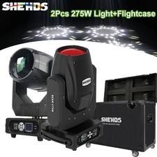 2Pcs 275W 10R Beam RGBW Moving Head Light Flightcase Stage Effect Party Light