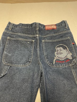 Platinum Fubu Fat Albert Denim Jeans Mens 40 (see Photos For