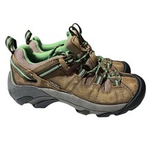 KEEN Dry Womens Waterproof Hiking Trail Shoes Boots Size 6.5 Brown Leather