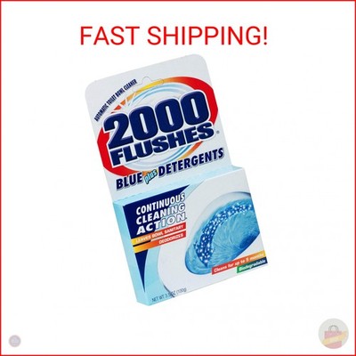 2000 FLUSHES - 201020 2000 Flushes Blue Plus Detergents Automatic Toilet Bowl Cl