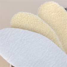 Wool Shoes Boot Pad Winter Sheepskin Insoles Soft Warm Thick Inner Soles Sheep
