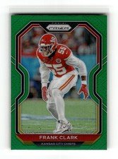 Frank Clark 2020 Panini Prizm #126 Kansas City Chiefs Prizm Green