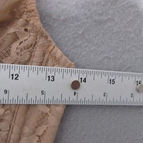 Victorias Secret Classic Corset Bustier Lace Beige Lace Up Romantic Renaissance