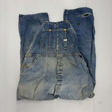 Vintage 50s Lee Union Made Jelt Sanforized Overalls 38x31 1950s True Vintage