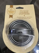 Mrs. Anderson's Baking 3 pieces round set Cookie Cutters