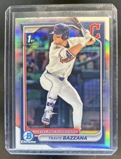 2024 Bowman Draft Travis Bazzana Chrome Refractor 1st Prospect #BDC-1 Guardians