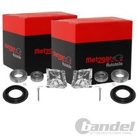 2X Metzger RADLAGER-SATZ Vorne Hinten Passend FÜR Opel Combo Commodore Kadett