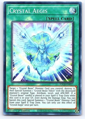 Crystal Aegis SDCB-EN017 Structure Deck: Yu-Gi-Oh 1st Edition NM