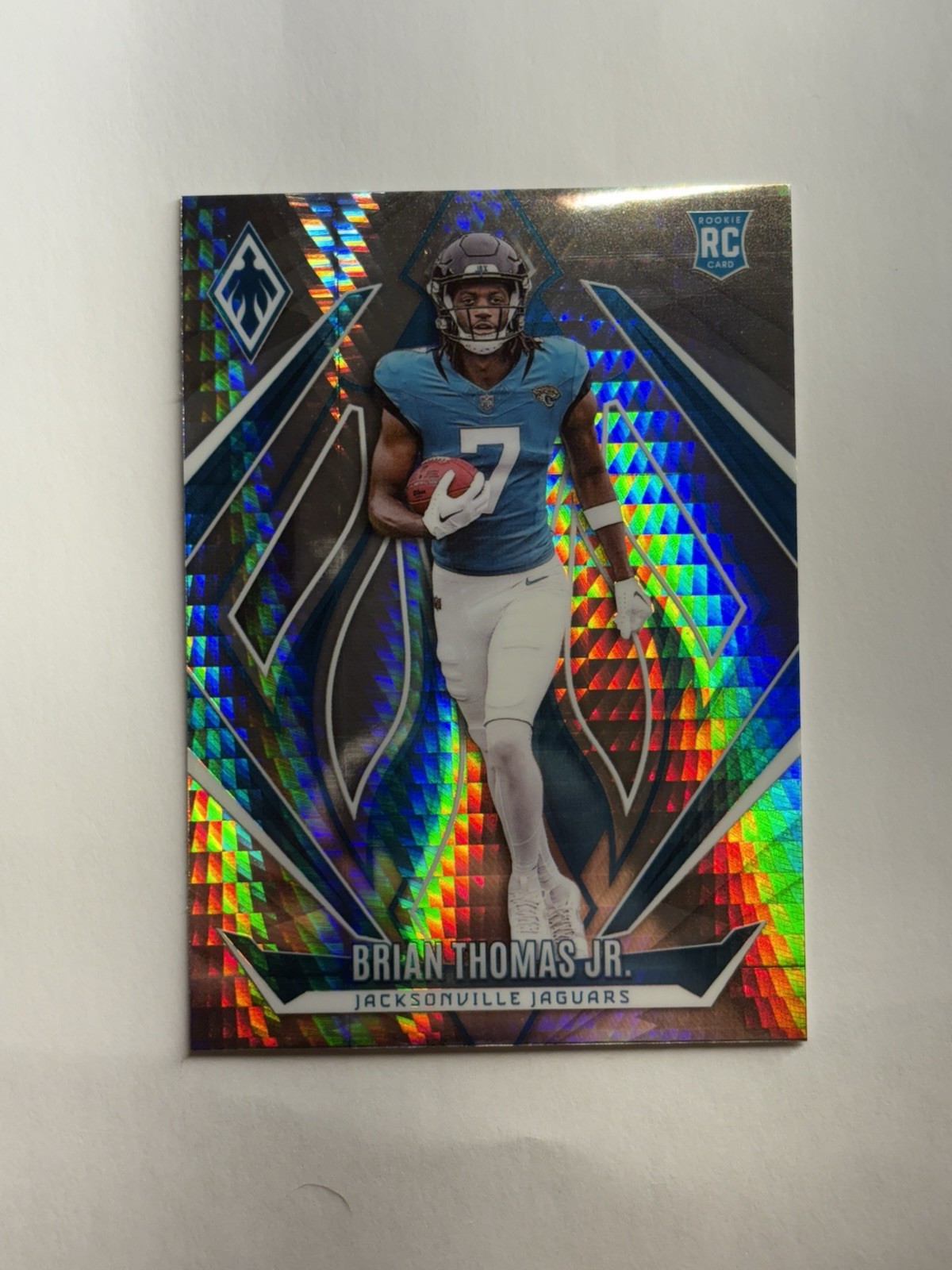 Brian Thomas Jr. 2024 Panini Phoenix HYPER SILVER PRIZM (RC) #164