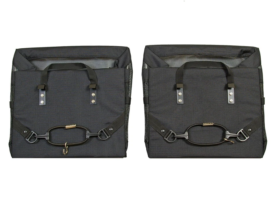 PAR NUEVO CON ETIQUETAS Bushwhacker Omaha Bolsa de Comestibles para Bicicleta Alforja Portabicicletas Cesta Plegable Foto 3 de 4