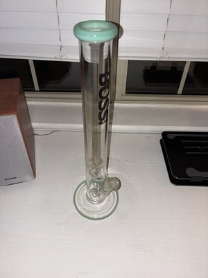 18'' Boss Thick Quality Glass Straight Tube with Round Bottom