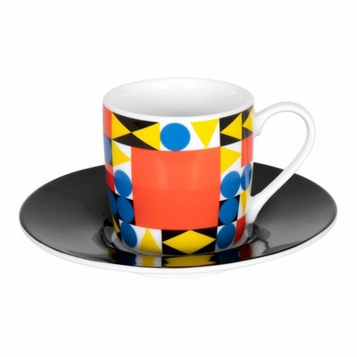 Könitz Bauhaus Quadrat By Typoly Espresso Espressotasse Tasse Porzellan 65 ml