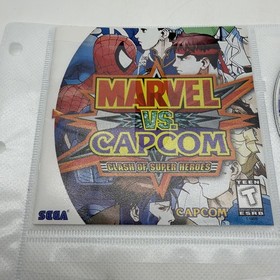 Marvel vs Capcom Dreamcast Tested Authentic Capcom Fighting Game (Pristine Disc)