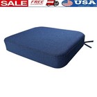 Outdoor Dining Chair Cushion Water Resistant Foam Comfort Ties Stain Resistant