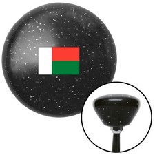 Madagascar Black Retro Metal Flake Shift Knob W M16x1.5 Insert Shifter Auto