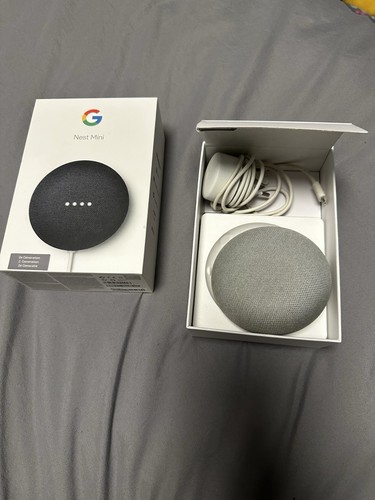 Google Nest Mini – Enceinte Intelligente Avec Assistant Vocal – Galet