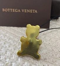Bottega Veneta Women Wallet Bear Charm Gold Limited Edition VHTF Rare Popular Pr