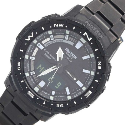 Casio Men s Watch Pro Trek Angler Line PRT B70YT 1JF Quartz Used Wristwatch PRO