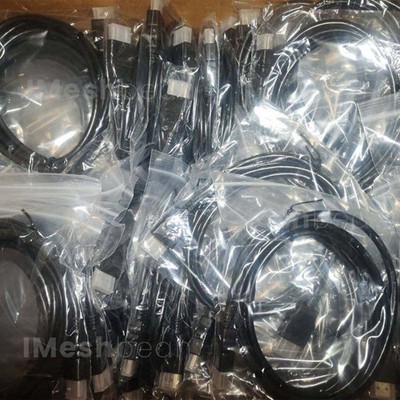 Lot Of 100 Count HDMI Cable High Speed 5ft Black HDMI Cable Brand New 1080P PS3