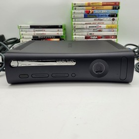 Xbox 360 Elite 120GB Console Bundle Lot With Controller Tested