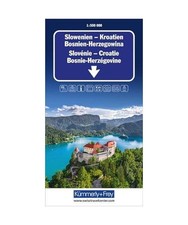 Slowenien - Kroatien - Bosnien-Herzegowina Strassenkarte 1:500 000: mit Sehensw?