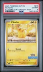 2025 POKEMON SVP EN-SV BLACK STAR PROMO ILLUSTRATION CONTEST 2024 PIKACHU PSA 8