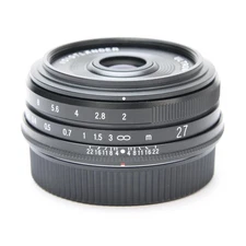 Voigtlander ULTRON 27mm F/2 Black (for Fujifilm X mount) -Near Mint- #332