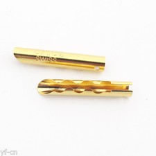 4pcs Gold Plated Brass BFA Z-Type 4mm Banana Plug Speaker Cable Connector